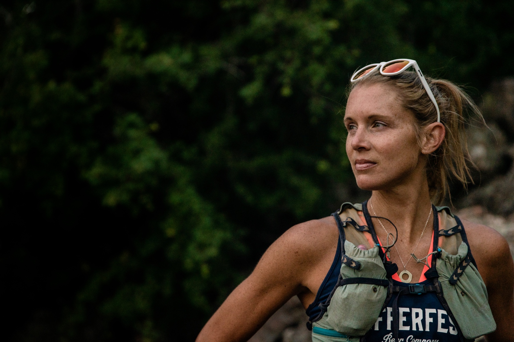 Amelia Boone racing through mud and obstacles
