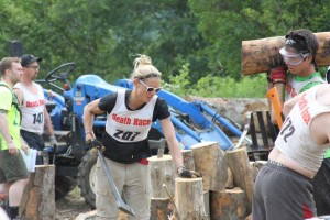 Wood chopped: less than usual